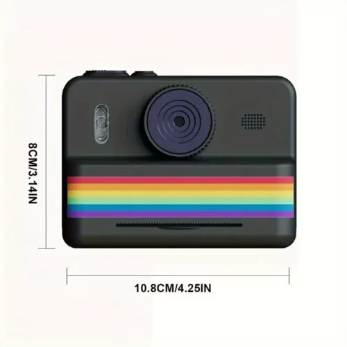 Appareil photo instantané enfant avec impression thermique et double objectif HD