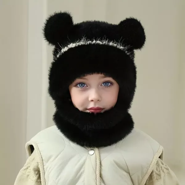 Ensemble hiver enfant 3 pièces – bonnet, écharpe et cache-cou doux et chaud