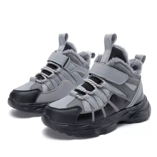 Bottes de neige enfant fourrées imperméables – antidérapantes et chaudes hiver
