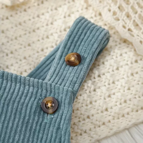 Ensemble naissance 3 pièces bébé fille – flanelle florale avec volants et nœud