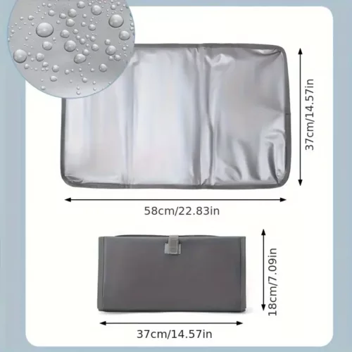 Ensemble sac à langer 2 pièces avec matelas à langer intégré – pratique et élégant