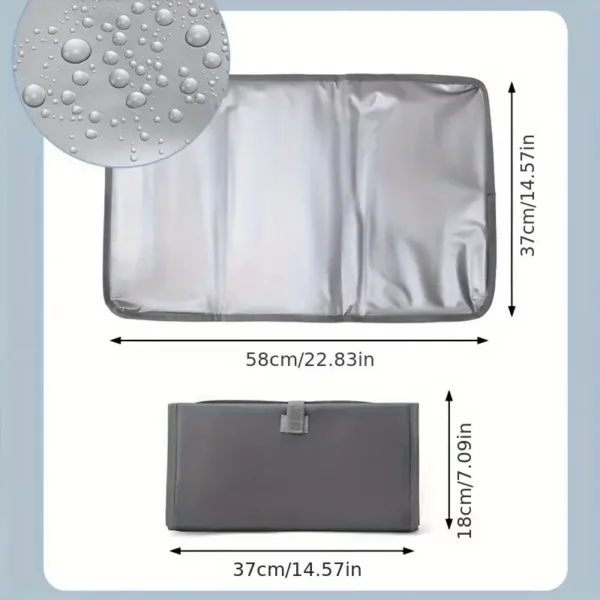 Ensemble sac à langer 2 pièces avec matelas à langer intégré – pratique et élégant