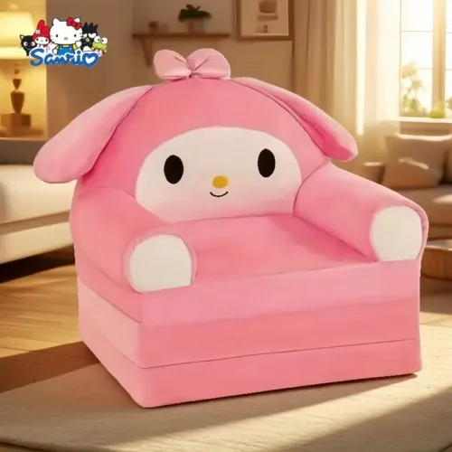 Matelas tatami pliable style japonais en plume avec motif Kuromi dessins animés