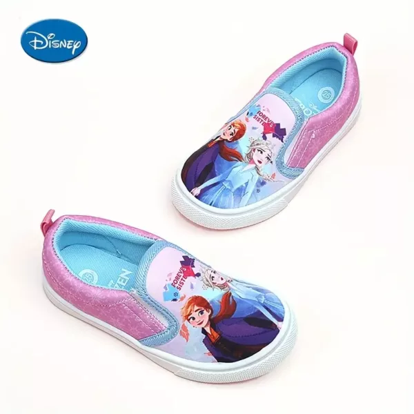 Baskets filles à enfiler style Disney Princess – confort léger et facile à porter