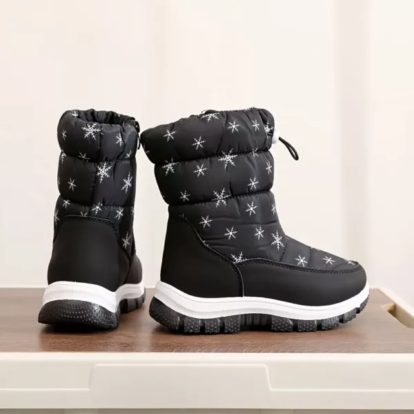 Bottes d’hiver enfant doublées polaire imperméables antidérapantes confortables