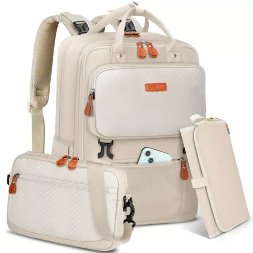 Sac à dos à langer multifonction imperméable pour parents – design pratique