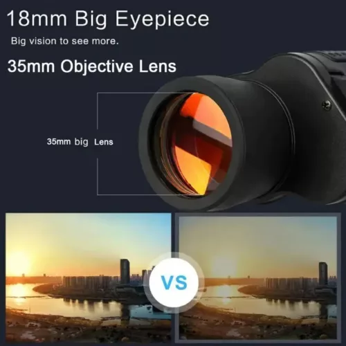 Jumelles optiques Porro 8x35 – vision claire haute définition pour extérieur