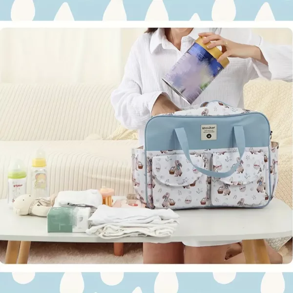 Sac à langer bandoulière multifonction – design pratique pour mamans organisées