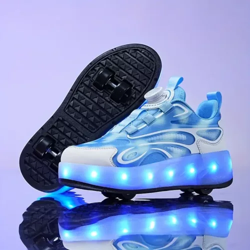 Baskets à roulettes avec boucle rotative – chaussures tendance multifonction