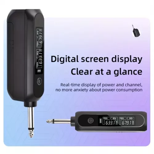 Microphone sans fil rétro à LED – changement de couleur et haut-parleur intégré