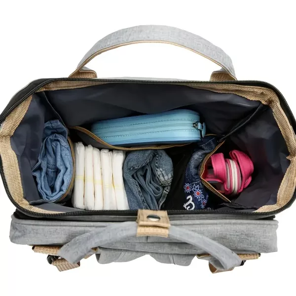Sac de voyage extensible et pliable chic – grande capacité, idéal pour maman