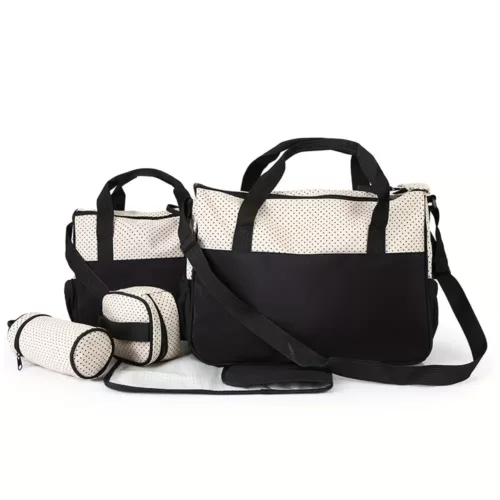 Lot de 5 sacs à langer multifonction – bandoulière pratique et grande capacité