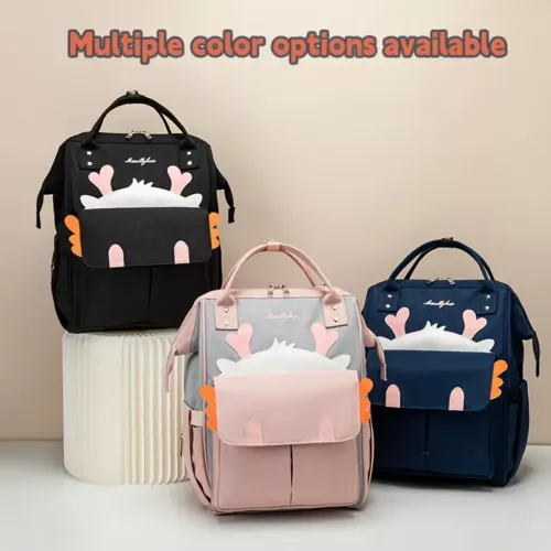 Sac à dos bébé fille isotherme – compartiment sec/humide et poches isolées
