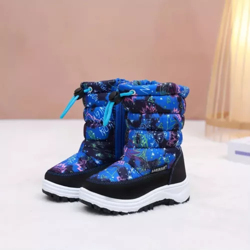 Bottes de neige fille mi-mollet imperméables intérieur doux antidérapantes hiver