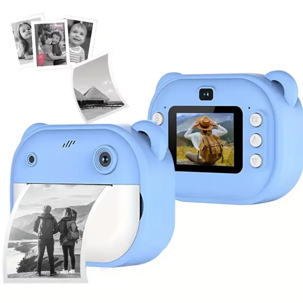 Appareil photo instantané enfant avec impression thermique et fonction vidéo dessin