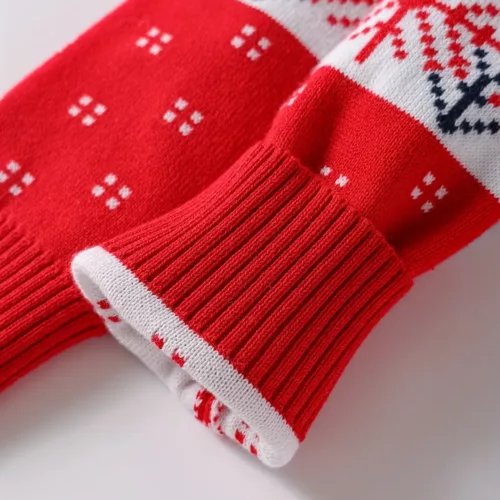 Pull de Noël enfant tricoté motif renne – doux, festif et chaud pour l’hiver