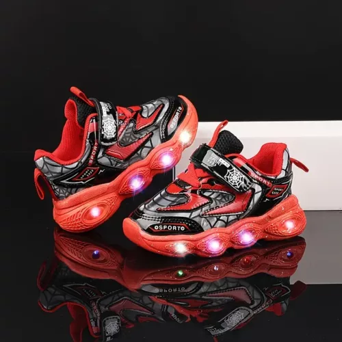 Baskets à LED pour enfants – semelles respirantes confortables pour sport & loisirs