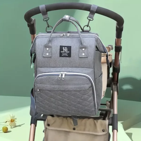 Sac à dos à langer multifonction bébé – Compartiments isothermes et résistants