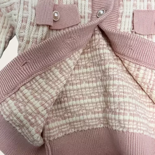 Ensemble naissance fille 3 pièces en tricot – veste, cardigan et pantalon doux