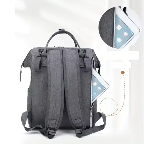 Sac à dos à langer multifonction bébé – Compartiments isothermes et résistants