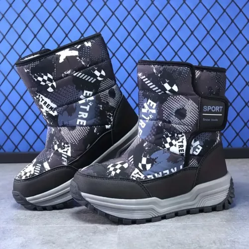 Bottes de neige enfant imperméables et chaudes – antidérapantes et confort outdoor