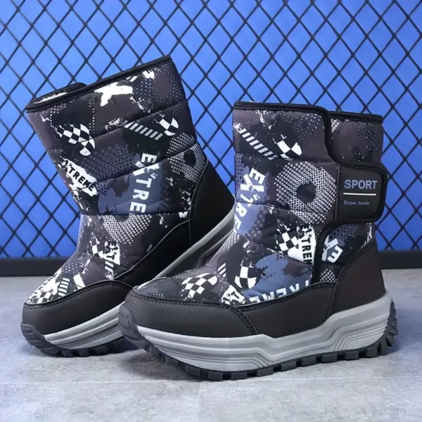 Bottes de neige enfant imperméables et chaudes – antidérapantes et confort outdoor