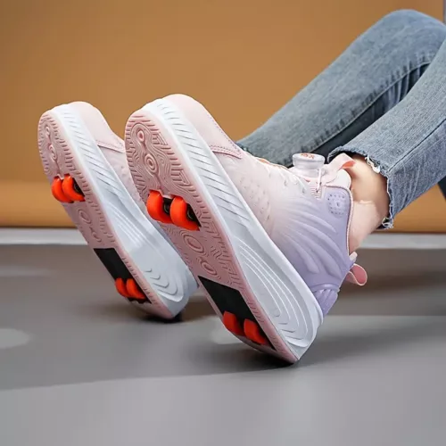 Patins à roulettes rétractables pour enfants – usage facile et design sportif