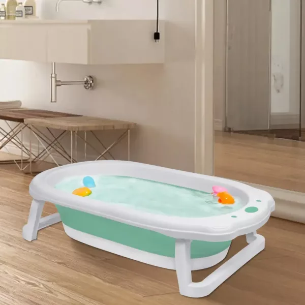 Bidet bébé pliable avec tapis amovible – bain ergonomique portable sécurisé
