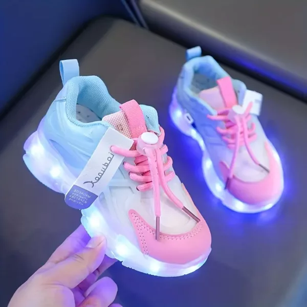 Baskets lumineuses rechargeables pour enfants – idéales pour jeux et danse nocturne