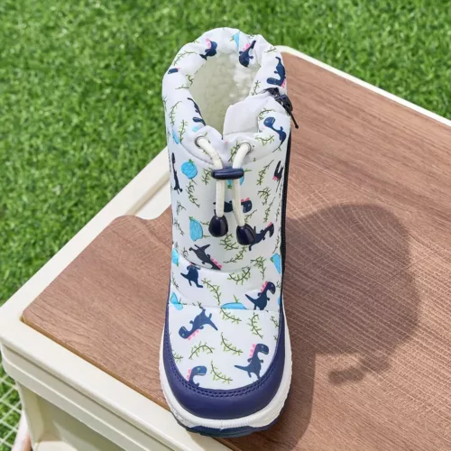 Bottes de neige montantes enfant imperméables doublées fourrure antidérapantes