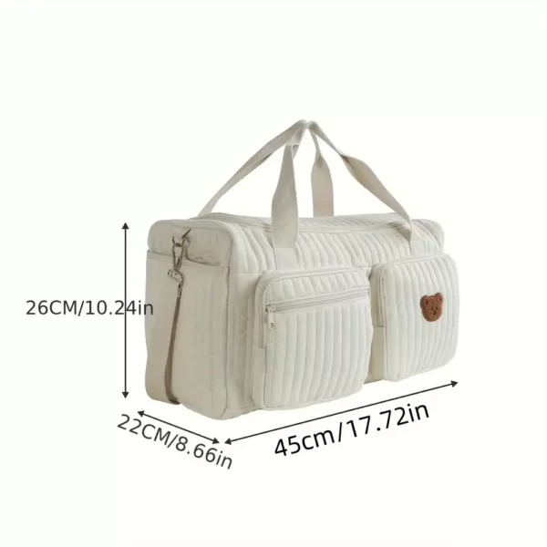 Sac à langer grande capacité multifonction pour parents – compartiments isolés