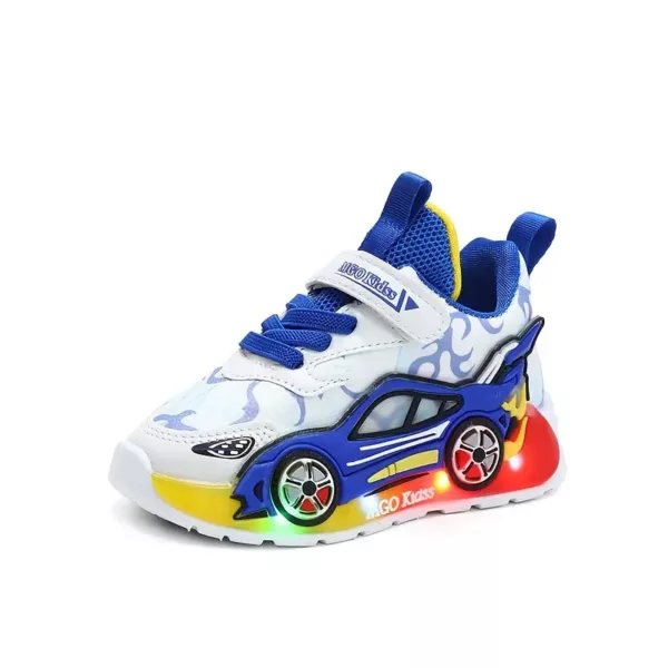 Baskets LED garçon avec lumières intégrées – sneakers sport clignotantes tendance