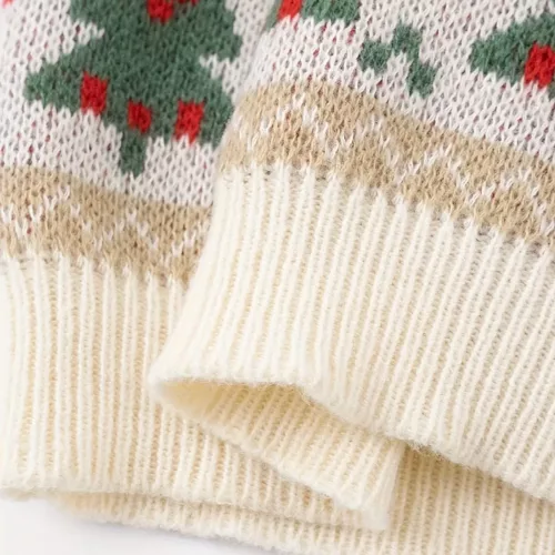 Pull de Noël enfant en tricot doux motif renne – chaud et confortable