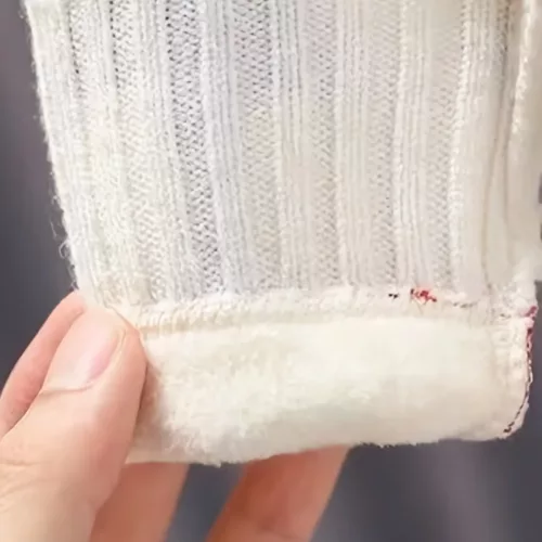 Pull de Noël enfant doublé polaire – chaud et doux avec motif renne festif