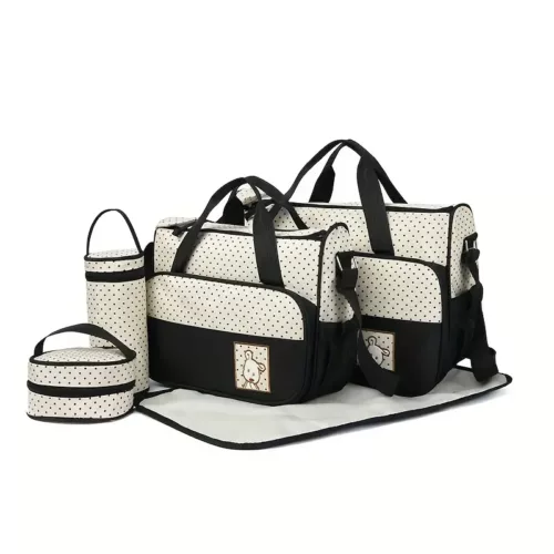 Lot de 5 sacs à langer multifonction – bandoulière pratique et grande capacité