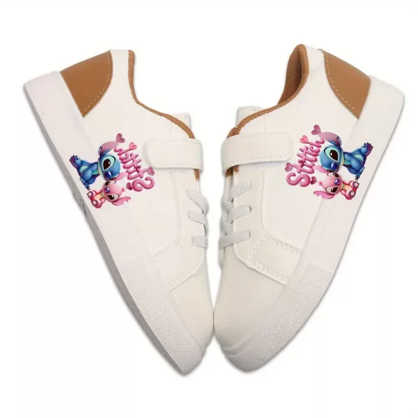 Baskets fille motif dessin animé – chaussures loisirs confort pour enfants et ados