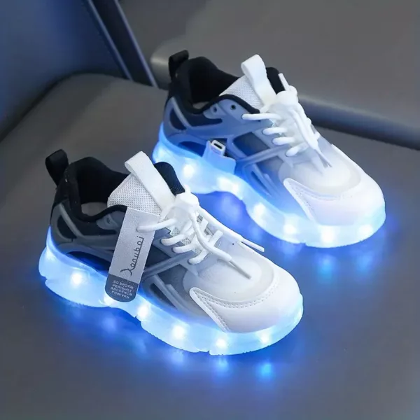 Baskets lumineuses rechargeables pour enfants – idéales pour jeux et danse nocturne