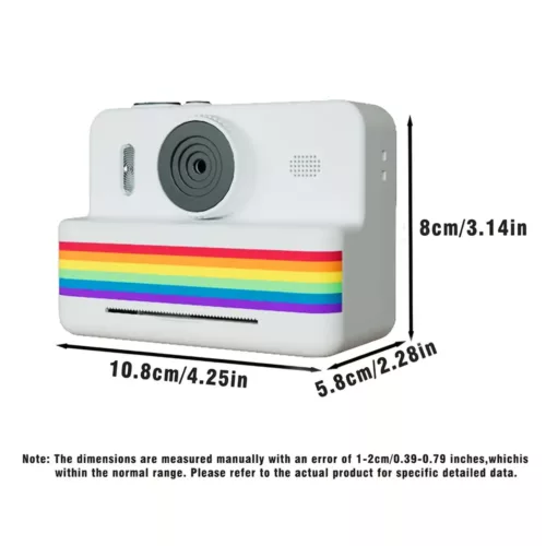 Appareil photo instantané pour enfants – imprimante intégrée et écran LCD