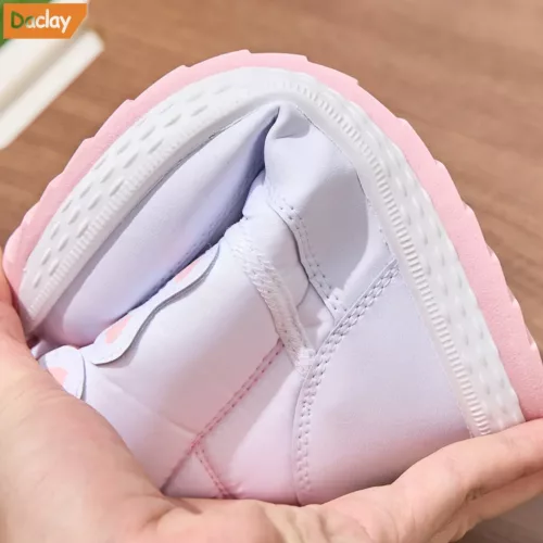 Bottes de neige montantes enfant imperméables – intérieur chaud et antidérapantes