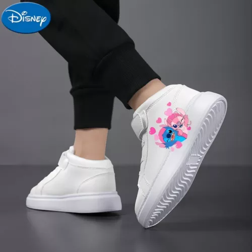 Baskets légères Disney Stitch – chaussures respirantes à motif cœur pour enfants