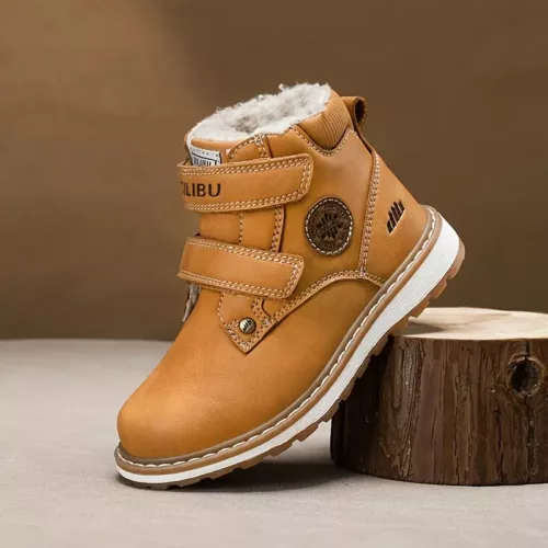 Bottes de neige enfant fourrées imperméables – antidérapantes et chaudes hiver