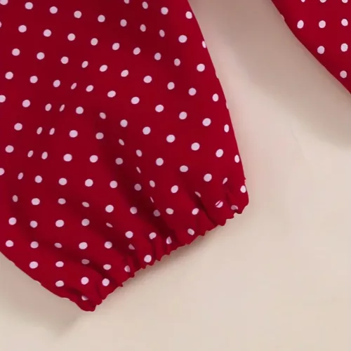 Ensemble naissance bébé fille 2 pièces – body brodé et pantalon assorti