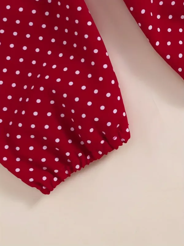 Ensemble naissance bébé fille 2 pièces – body brodé et pantalon assorti
