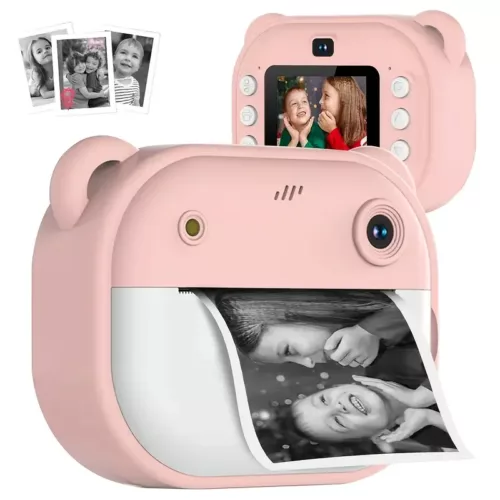 Appareil photo instantané enfant avec impression thermique et fonction vidéo dessin