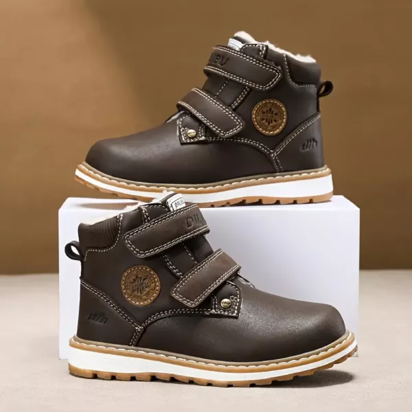 Bottes de neige enfant fourrées imperméables – antidérapantes et chaudes hiver