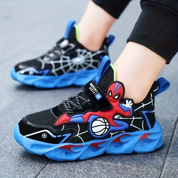 Baskets garçon Spider-Man – sneakers légères motif héros Marvel confortables