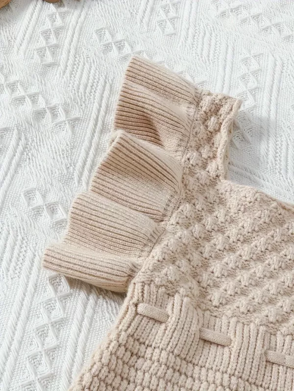 Body bébé fille à volants – épaules dénudées, style décontracté élégant