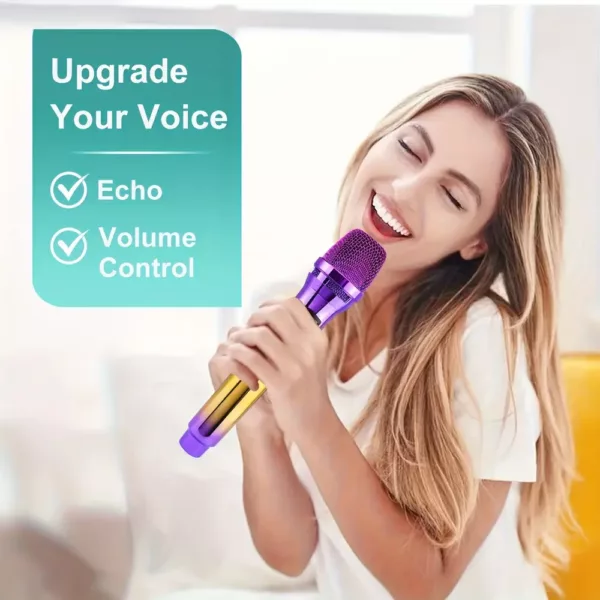 Microphones sans fil avec base rechargeable – duo dynamique compatible 3,5 mm & 6,35 mm