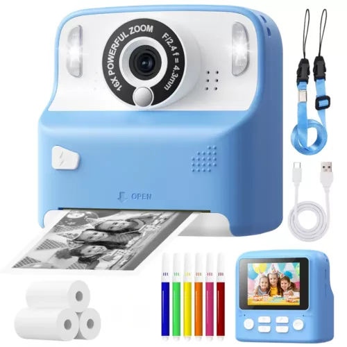 Appareil photo instantané enfant avec écran 2,4" – ludique et facile à utiliser