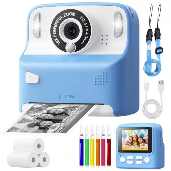 Appareil photo instantané enfant avec écran 2,4" – ludique et facile à utiliser